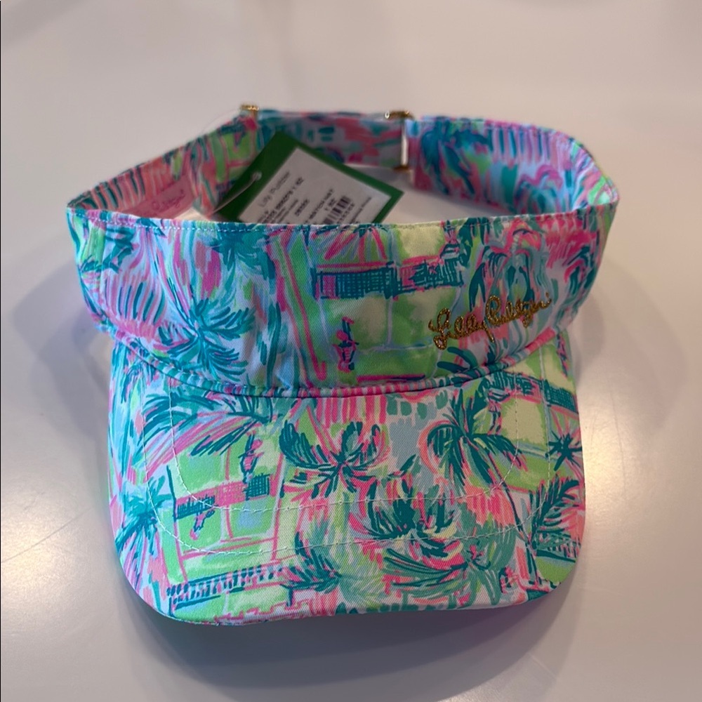 BNWT Lilly Pulitzer Tropical Print Visor